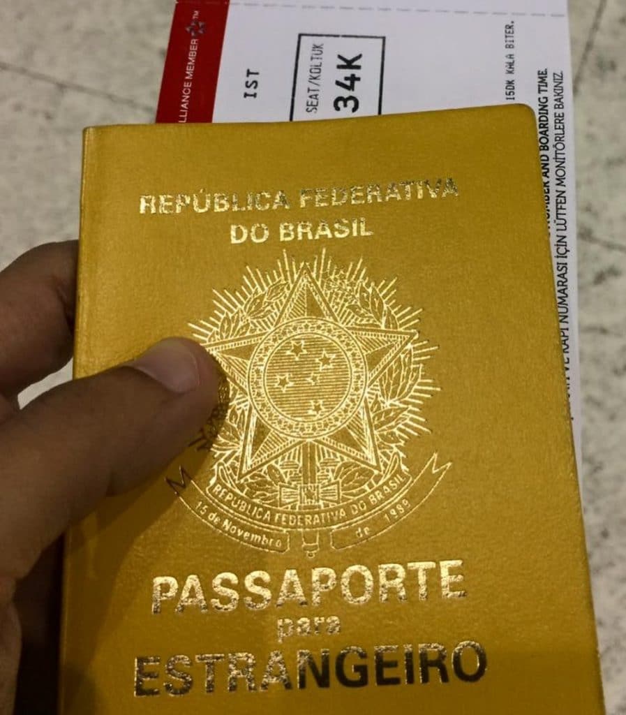 passaporte para estrangeiros
